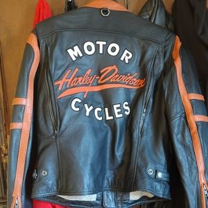 Women's Harley Davidson leather heavy riding jacket